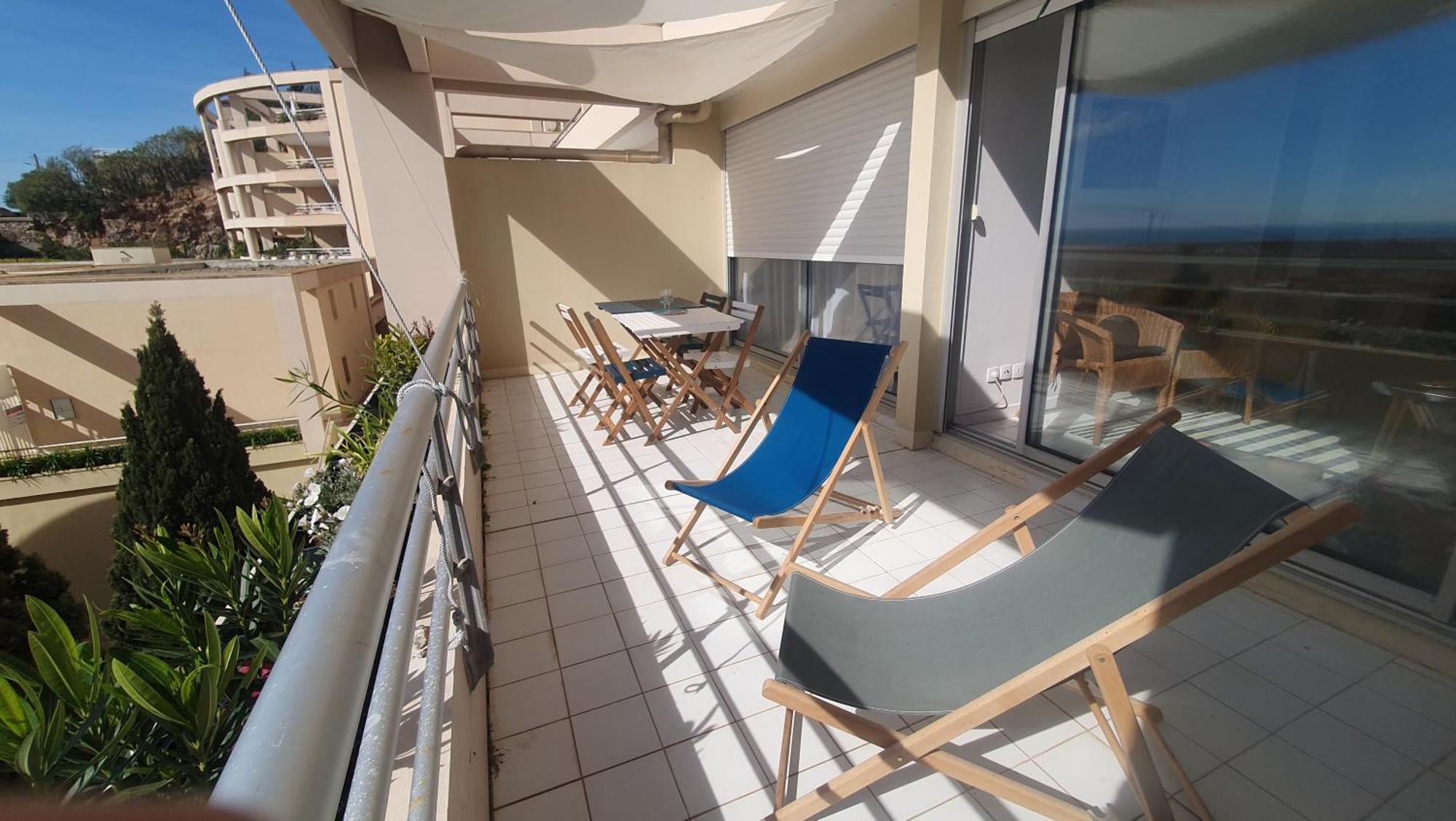 Appartement Vue Bleu Azur 세테 외부 사진